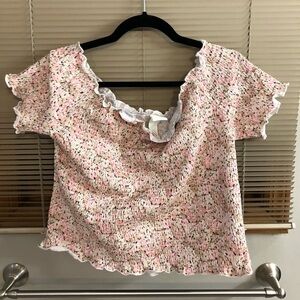 H&M Smocked Crop Top